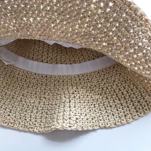 Gymboree NWOT floppy straw sun hat 4-5T - Picture 3 of 6